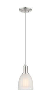 Brookfield - 1 Light - 6 inch - Brushed Satin Nickel - Cord hung - Mini Pendant (3442|716-1P-SN-G441)
