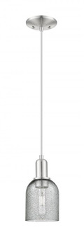 Caledonia - 1 Light - 5 inch - Brushed Satin Nickel - Cord hung - Mini Pendant (3442|716-1P-SN-G257)