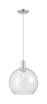 Athens - 1 Light - 12 inch - Brushed Satin Nickel - Cord hung - Mini Pendant (3442|716-1P-SN-G124-12)