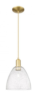 Bristol - 1 Light - 9 inch - Satin Gold - Cord hung - Mini Pendant (3442|716-1P-SG-GBD-94)