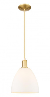 Bristol - 1 Light - 9 inch - Satin Gold - Cord hung - Mini Pendant (3442|716-1P-SG-GBD-91)