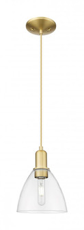 Bristol - 1 Light - 8 inch - Satin Gold - Cord hung - Mini Pendant (3442|716-1P-SG-GBD-752)