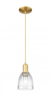 Brookfield - 1 Light - 6 inch - Satin Gold - Cord hung - Mini Pendant (3442|716-1P-SG-G442)