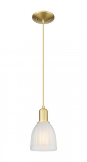 Brookfield - 1 Light - 6 inch - Satin Gold - Cord hung - Mini Pendant (3442|716-1P-SG-G441)