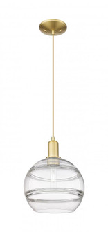 Rochester - 1 Light - 10 inch - Satin Gold - Cord hung - Mini Pendant (3442|716-1P-SG-G556-10CL)