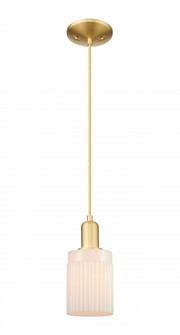 Hadley - 1 Light - 5 inch - Satin Gold - Cord hung - Mini Pendant (3442|716-1P-SG-G341)