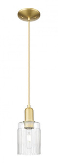 Hadley - 1 Light - 5 inch - Satin Gold - Cord hung - Mini Pendant (3442|716-1P-SG-G342)