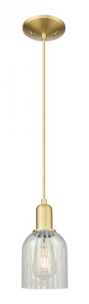 Caledonia - 1 Light - 5 inch - Satin Gold - Cord hung - Mini Pendant (3442|716-1P-SG-G2511)