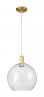 Athens - 1 Light - 12 inch - Satin Gold - Cord hung - Mini Pendant (3442|716-1P-SG-G124-12)