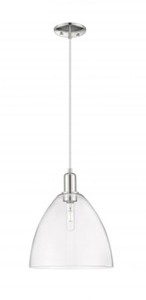 Bristol - 1 Light - 12 inch - Polished Nickel - Cord hung - Mini Pendant (3442|716-1P-PN-GBD-122)