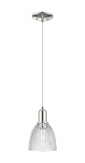 Castile - 1 Light - 6 inch - Polished Nickel - Cord hung - Mini Pendant (3442|716-1P-PN-G382)