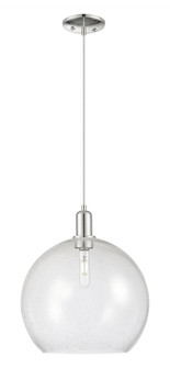 Athens - 1 Light - 14 inch - Polished Nickel - Cord hung - Mini Pendant (3442|716-1P-PN-G124-14)