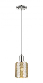 Cobbleskill - 1 Light - 5 inch - Polished Nickel - Cord hung - Mini Pendant (3442|716-1P-PN-G116)