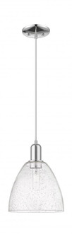 Bristol - 1 Light - 9 inch - Polished Chrome - Cord hung - Mini Pendant (3442|716-1P-PC-GBD-94)