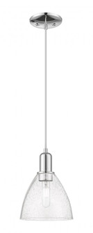 Bristol - 1 Light - 8 inch - Polished Chrome - Cord hung - Mini Pendant (3442|716-1P-PC-GBD-754)