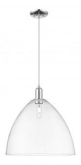 Bristol - 1 Light - 16 inch - Polished Chrome - Cord hung - Mini Pendant (3442|716-1P-PC-GBD-162)