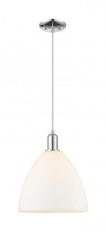 Bristol - 1 Light - 12 inch - Polished Chrome - Cord hung - Mini Pendant (3442|716-1P-PC-GBD-121)