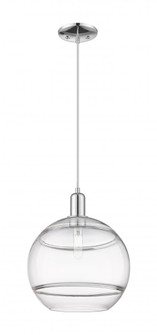 Rochester - 1 Light - 12 inch - Polished Chrome - Cord hung - Mini Pendant (3442|716-1P-PC-G556-12CL)