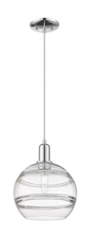 Rochester - 1 Light - 10 inch - Polished Chrome - Cord hung - Mini Pendant (3442|716-1P-PC-G556-10CL)
