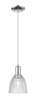 Castile - 1 Light - 6 inch - Polished Chrome - Cord hung - Mini Pendant (3442|716-1P-PC-G382)