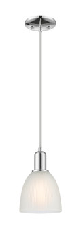 Castile - 1 Light - 6 inch - Polished Chrome - Cord hung - Mini Pendant (3442|716-1P-PC-G381)