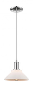 Orwell - 1 Light - 8 inch - Polished Chrome - Cord hung - Mini Pendant (3442|716-1P-PC-G131)