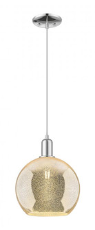 Athens - 1 Light - 10 inch - Polished Chrome - Cord hung - Mini Pendant (3442|716-1P-PC-G128-10)