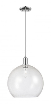 Athens - 1 Light - 14 inch - Polished Chrome - Cord hung - Mini Pendant (3442|716-1P-PC-G124-14)
