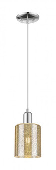 Cobbleskill - 1 Light - 5 inch - Polished Chrome - Cord hung - Mini Pendant (3442|716-1P-PC-G116)