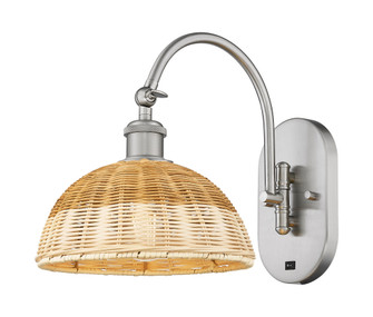 Bristol Natural II - 1 Light - 9 inch - Brushed Satin Nickel - Sconce (3442|918-1W-SN-NBD2-9-NAT)