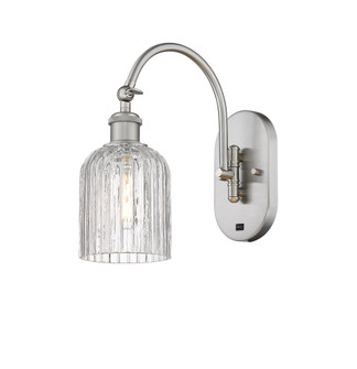 Bridal Veil - 1 Light - 5 inch - Brushed Satin Nickel - Sconce (3442|918-1W-SN-G559-5CL)