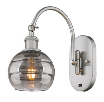 Rochester - 1 Light - 6 inch - Brushed Satin Nickel - Adjustable - Sconce (3442|918-1W-SN-G556-6SM)
