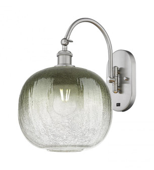 Brookhaven Sphere - 1 Light - 11 inch - Brushed Satin Nickel - Sconce (3442|918-1W-SN-G481-10SL)