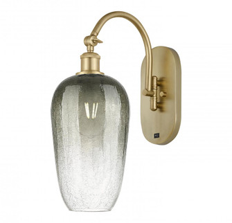 Brookhaven Flute - 1 Light - 7 inch - Satin Gold - Sconce (3442|918-1W-SG-G484-7SL)