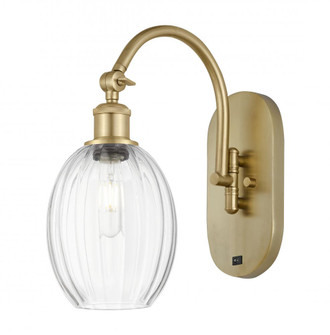 Preston Bulb - 1 Light - 6 inch - Satin Gold - Sconce (3442|918-1W-SG-G459-6CL)