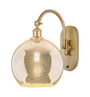 Athens - 1 Light - 10 inch - Satin Gold - Adjustable - Sconce (3442|918-1W-SG-G128-10)