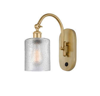 Cobbleskill - 1 Light - 5 inch - Satin Gold - Sconce (3442|918-1W-SG-G112)