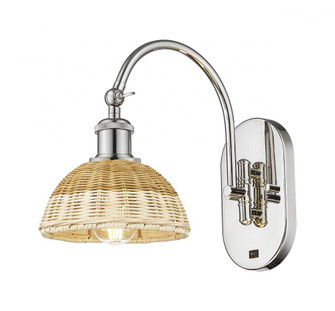 Bristol Natural II - 1 Light - 8 inch - Polished Nickel - Sconce (3442|918-1W-PN-NBD2-75-NAT)