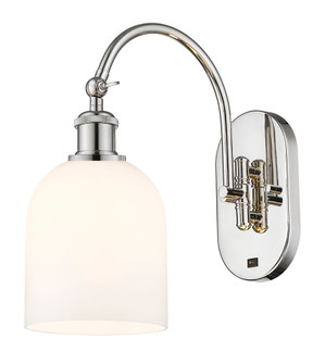 Bella - 1 Light - 6 inch - Polished Nickel - Sconce (3442|918-1W-PN-G558-6GWH)
