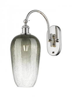 Brookhaven Flute - 1 Light - 7 inch - Polished Nickel - Sconce (3442|918-1W-PN-G484-7SL)