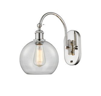 Athens - 1 Light - 8 inch - Polished Nickel - Sconce (3442|918-1W-PN-G122-8)