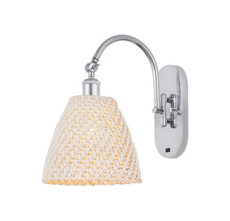Bristol Natural - 1 Light - 9 inch - Polished Chrome - Sconce (3442|918-1W-PC-NBD-9-NAT)