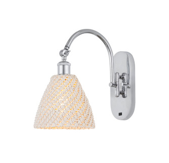 Bristol Natural - 1 Light - 8 inch - Polished Chrome - Sconce (3442|918-1W-PC-NBD-75-NAT)
