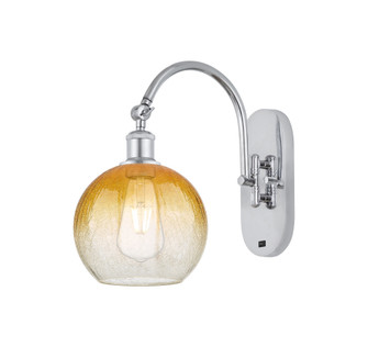 Brookhaven Globe - 1 Light - 8 inch - Polished Chrome - Sconce (3442|918-1W-PC-G483-8AM)