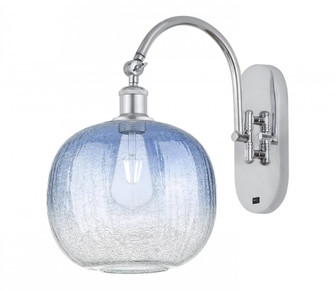 Brookhaven Sphere - 1 Light - 11 inch - Polished Chrome - Sconce (3442|918-1W-PC-G481-10SB)