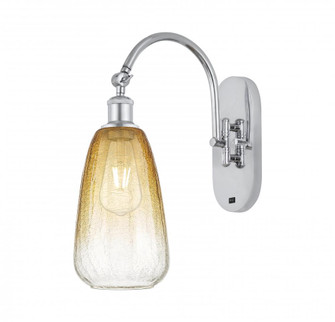 Brookhaven Almond - 1 Light - 6 inch - Polished Chrome - Sconce (3442|918-1W-PC-G480-6AM)