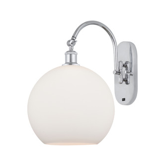 Athens - 1 Light - 12 inch - Polished Chrome - Adjustable - Sconce (3442|918-1W-PC-G121-12)