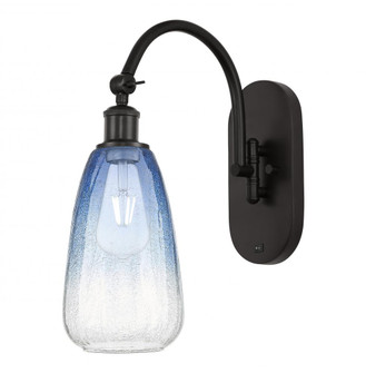 Brookhaven Almond - 1 Light - 6 inch - Oil Rubbed Bronze - Sconce (3442|918-1W-OB-G480-6SB)