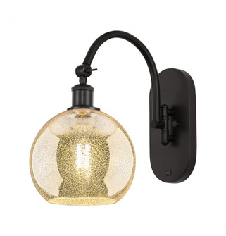 Athens - 1 Light - 8 inch - Oil Rubbed Bronze - Sconce (3442|918-1W-OB-G128-8)