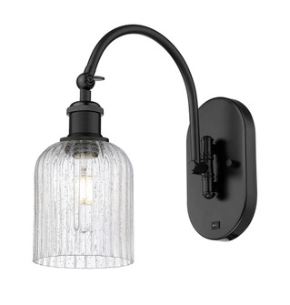 Bridal Veil - 1 Light - 5 inch - Matte Black - Sconce (3442|918-1W-BK-G559-5SDY)